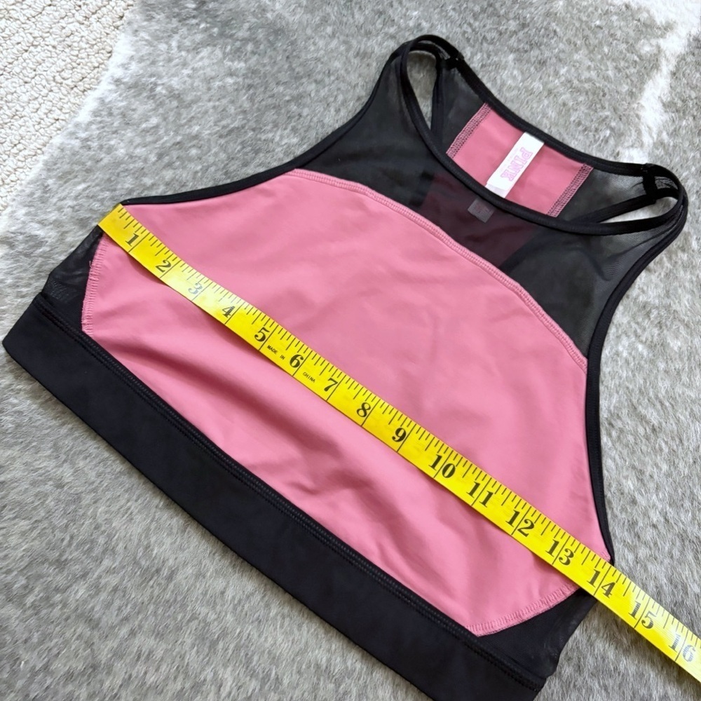 VS PINK High Neck Mesh Sports Bra - Picture 10 of 10